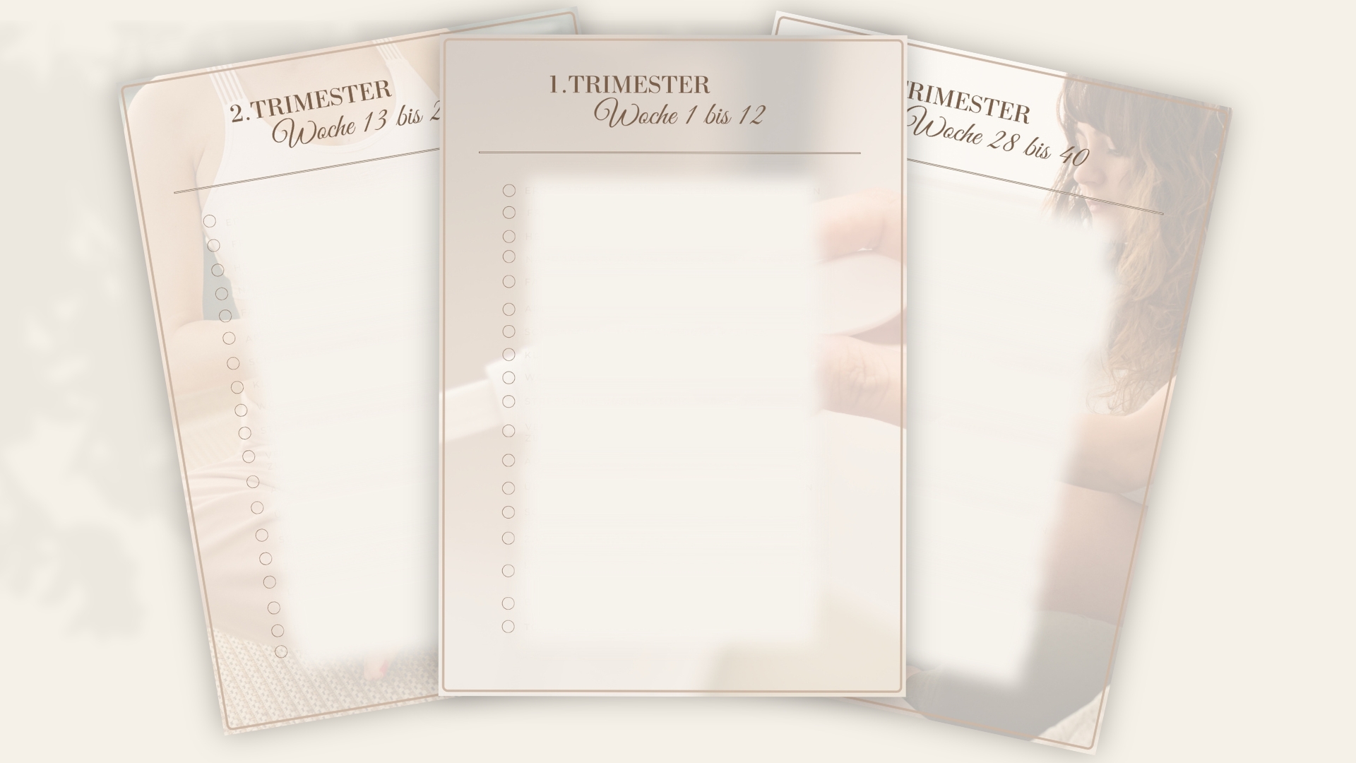 Trimester Checkliste Kostenlos runterladen